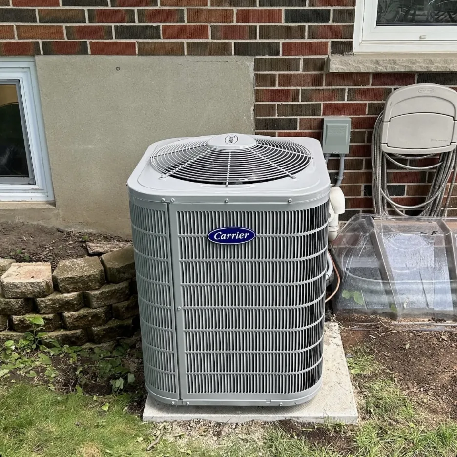AC installation by Don's Heating & Cooling