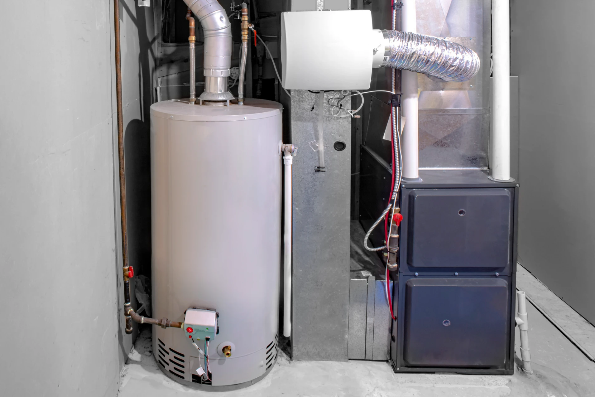 Propane gas furnace